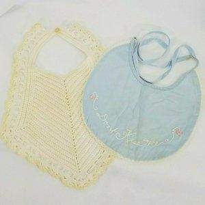 1960 Anchor Hocking Prescut Clear Glass 3 Coasters Star David set vintage 3 3/4"